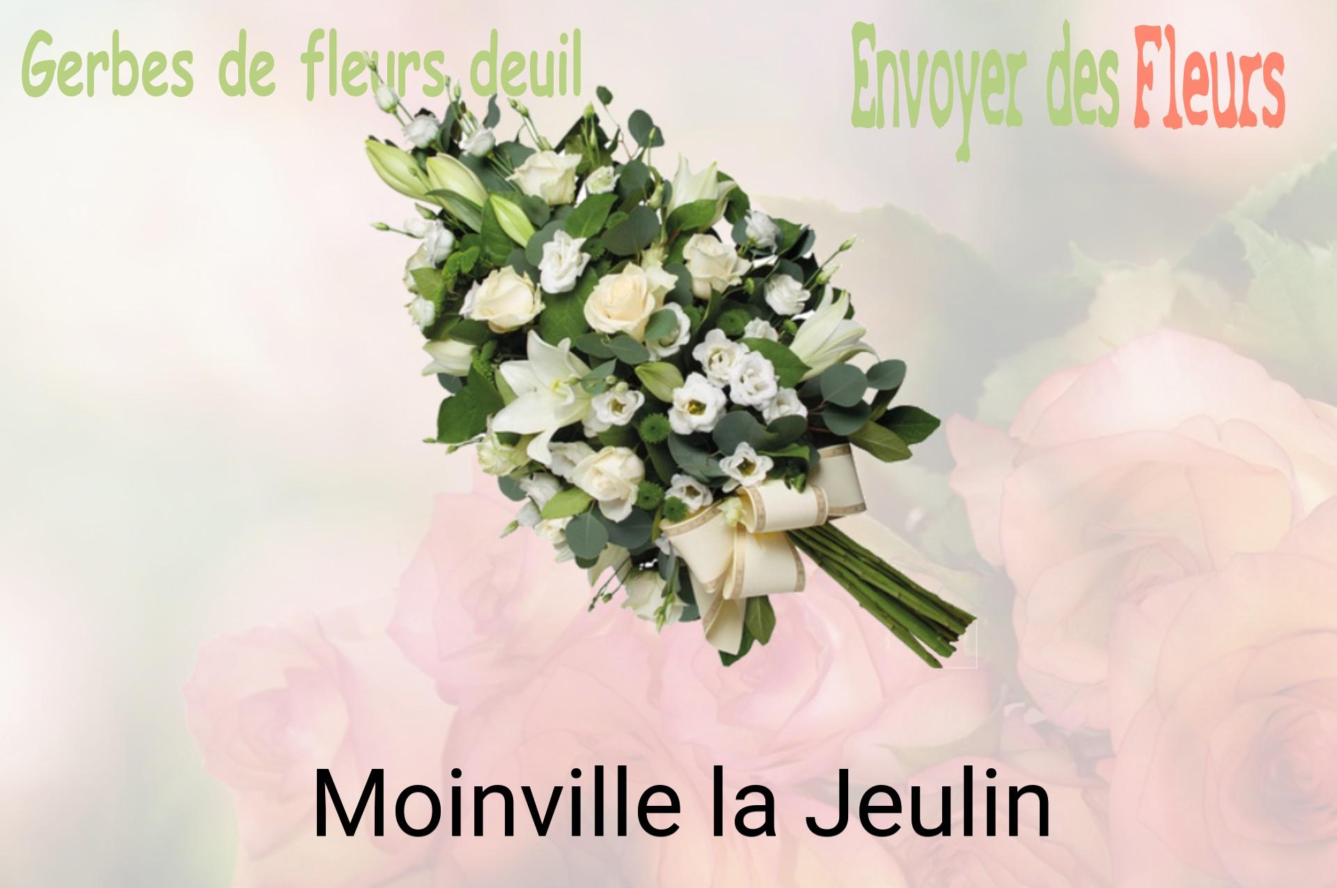 Gerbe de fleurs de deuil livrée à Moinville-la-Jeulin